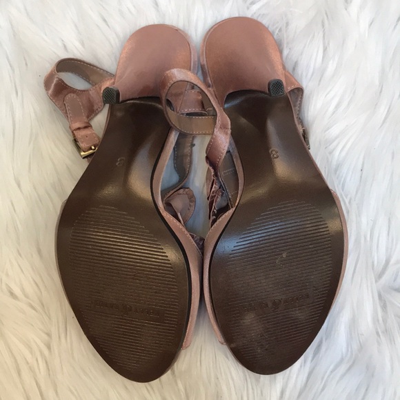 SATIN RUFFLE HEELS - Picture 4 of 6